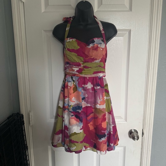 Guess Dresses & Skirts - Guess Multicolor Halter Summer Printed dress - size 4